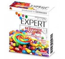 Цветные ароматизированные презервативы Expert  Безумное ассорти  - 3 шт.