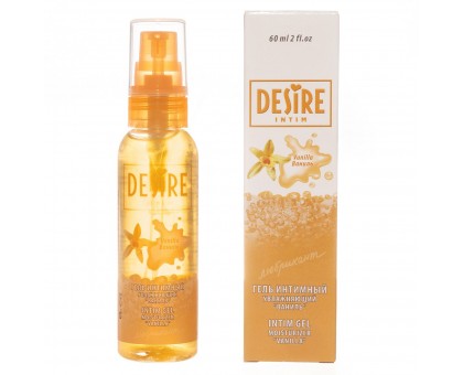 Интимный лубрикант DESIRE с ароматом ванили - 60 мл.