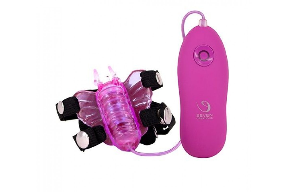 Стимулятор Клитора Love Rider Butterfly Bliss розовый в виде бабочки
