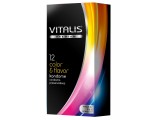 Цветные ароматизированные презервативы VITALIS PREMIUM color   f