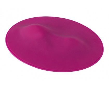 Ярко-розовый клиторальный стимулятор с пультом ДУ VibePad