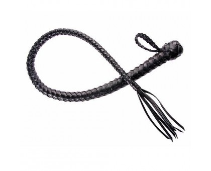 Чёрная однохвостная плеть - 70 см.