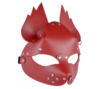Красная кожаная маска  Белочка 