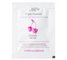Эликсир для интимного ухода Triple Pleasure  Горячая вишня  - 3 мл.