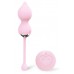 Розовые вагинальные шарики LOTUS с пультом ДУ