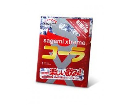 Ароматизированный презерватив Sagami Xtreme Cola - 1 шт.