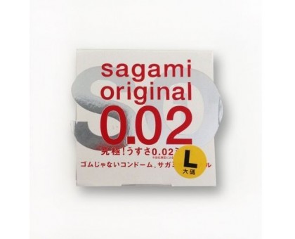 Презерватив Sagami Original 0.02 L-size увеличенного размера - 1 шт.