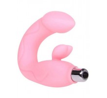 Розовый вибратор Magic Dream для массажа точки G и клитора