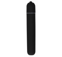 Черная вибропуля Bullet Vibrator Extra Long - 10,5 см.