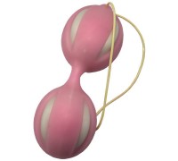Розовые вагинальные шарики для тренировки интимных мышц