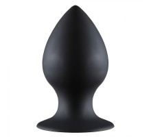 Чёрная анальная пробка Thick Anal Plug Small - 7,8 см.