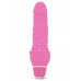 Розовый вибратор с широким основанием PURRFECT SILICONE CLASSIC MINI - 13 см.