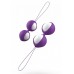 Фиолетово-белые вагинальные шарики Bfit Classic