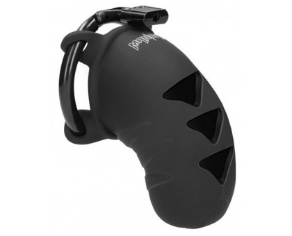 Черный мужской пояс верности Cock Cage Model 07 Chastity 3.1