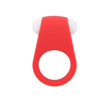 Красное эрекционное кольцо LIT-UP SILICONE STIMU RING 4