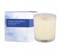 Свеча для массажа с феромонами Pure Instinct True Blue - 147 гр.