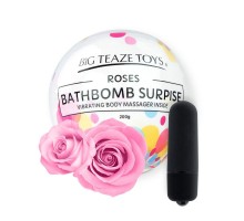 Бомбочка для ванны Bath Bomb Surprise Rose + вибропуля