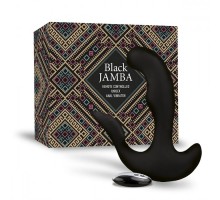 Универсальный анальный массажер Black Jamba Anal Vibrator - 12 см.