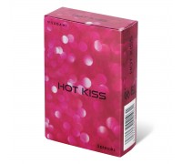 Презервативы с разогревающей смазкой Hot Kiss - 5 шт.