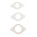 Набор из 3 вытянутых эрекционных колец различного диаметра Love Rings