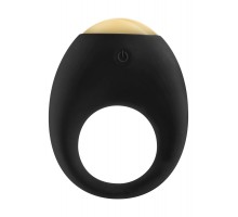 Черное эрекционное кольцо Eclipse Vibrating Cock Ring