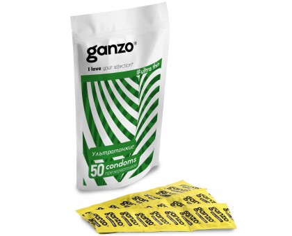 Ультратонкие презервативы Ganzo Ultra thin - 50 шт.