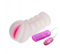 Мастурбатор-вагина с вибрацией и выносным пультом управления