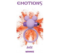 Сиреневое эрекционное виброколечко Emotions Minnie