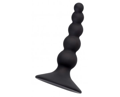 Черная анальная втулка Bootes - 10 см.