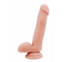 Телесный фаллоимитатор-реалистик Dual Density Dildo - 18 см.