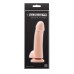 Телесный гладкий фаллоимитатор на присоске с мошонкой Smooth 4 Inch Dildo - 14,6 см.