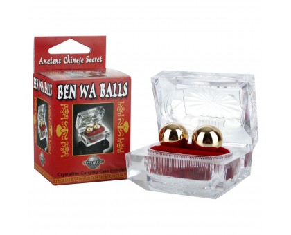 Золотистые вагинальные шарики Ben Wa Balls