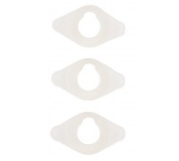 Набор из 3 малых вытянутых эрекционных колец Love Rings