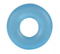 Голубое эрекционное кольцо Stretchy Cockring 