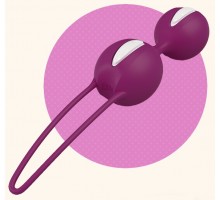 Фиолетовые вагинальные шарики Smartballs Duo