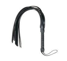 Черный флоггер Flogger Whip - 46 см.