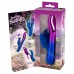 Вибростимулятор с клиторальной бабочкой и подсветкой Sparkling Butterfly - 19,4 см.
