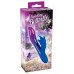 Вибростимулятор с клиторальной бабочкой и подсветкой Sparkling Butterfly - 19,4 см.