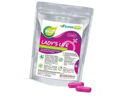 Возбуждающие капсулы Ladys Life - 2 капсулы (0,35 гр.)
