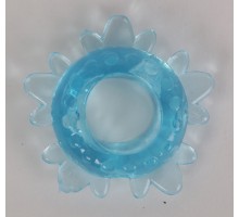 Голубое эрекционное кольцо  Снежинка 