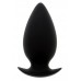 Большая чёрная анальная пробка BOOTYFUL ANAL PLUG LARGE BLACK - 10 см.