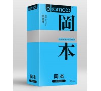 Презервативы в обильной смазке OKAMOTO Skinless Skin Super lubricative - 10 шт.