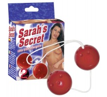 Красные вагинальные шарики Sarahs Secret