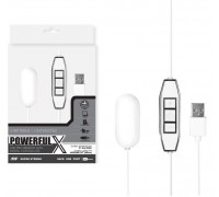 Белое виброяйцо с контроллером, работающее от USB