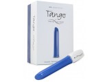 Синий перезаряжаемый вибратор Tango Blue USB rechargeable - 9 см