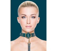 Зеленый ошейник с поводком Collar With Leash