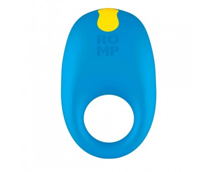 Синее эрекционное виброкольцо Romp Juke