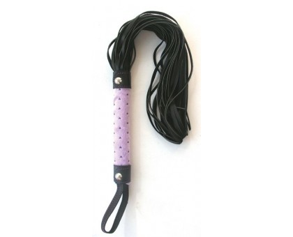 Черно-фиолетовая плетка Notabu - 46 см.