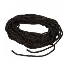 Черная веревка для шибари BDSM Rope - 30 м.