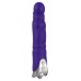 Фиолетовый вибратор с шаровидной головкой Glansy - 18 см.